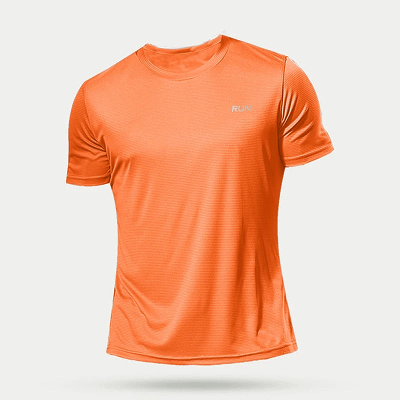 Men’s Quick-Dry Sports T-Shirt – Lightweight Running, Soccer, Gym Compression Shirt