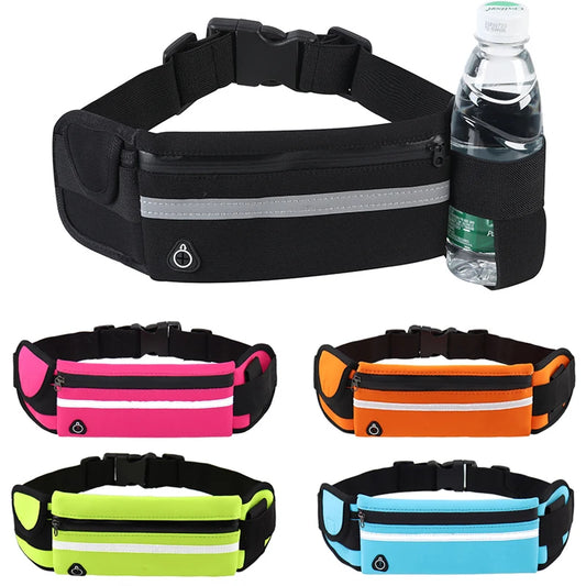 Essential 1 - Running Waist Bag with Bottle Holder – Lightweight Sport Fanny Pack for Phone & Essentials