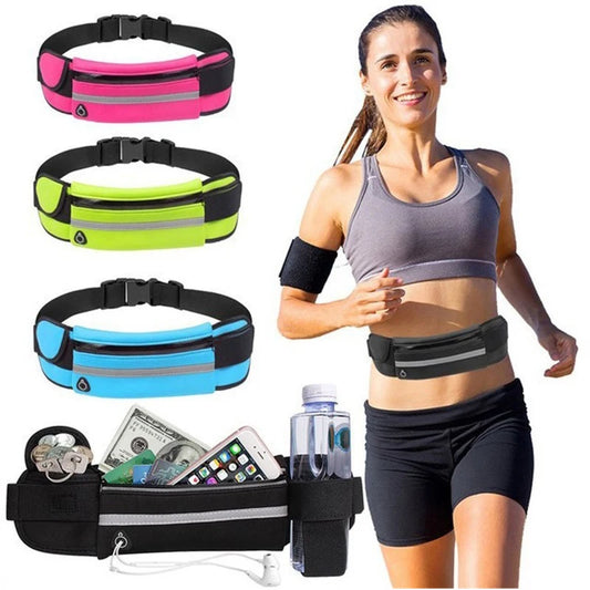 Essential 1 - Running Waist Bag with Bottle Holder – Lightweight Sport Fanny Pack for Phone & Essentials