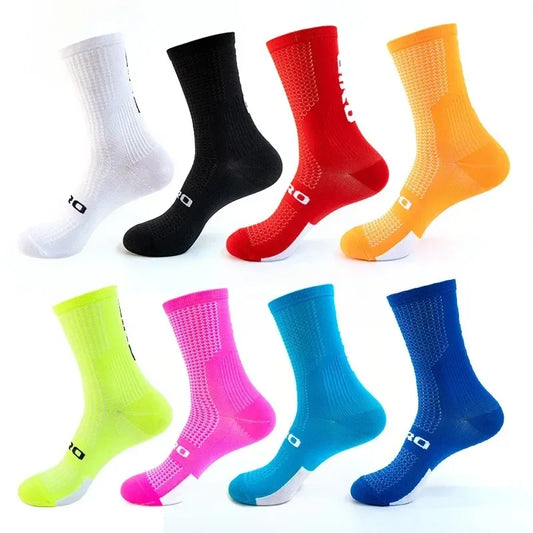 Essential 2 – Performance Compression Running Socks – Unisex Breathable Knee-High Sports Socks