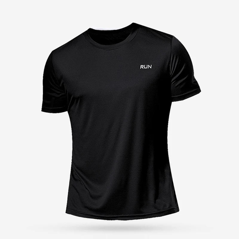 Men’s Quick-Dry Sports T-Shirt – Lightweight Running, Soccer, Gym Compression Shirt